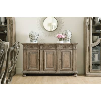 Hooker Furniture Castella 72" Old World European Farmhouse Living Room