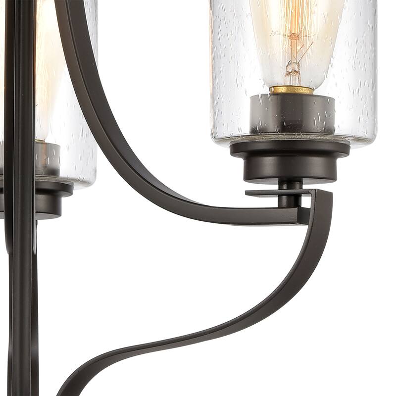 Market Square 19-inch Wide 3-Light Chandelier in Oil Rubbed Bronze