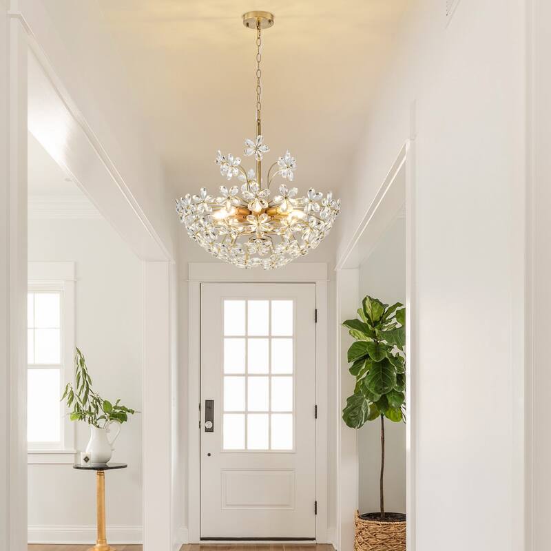 Starsky 8-Light Sputnik Unique / Statement Crystal Chandelier