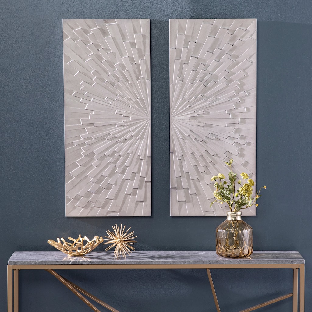 Arvistra Decorative Wall Panels - 2pc Set - Grey