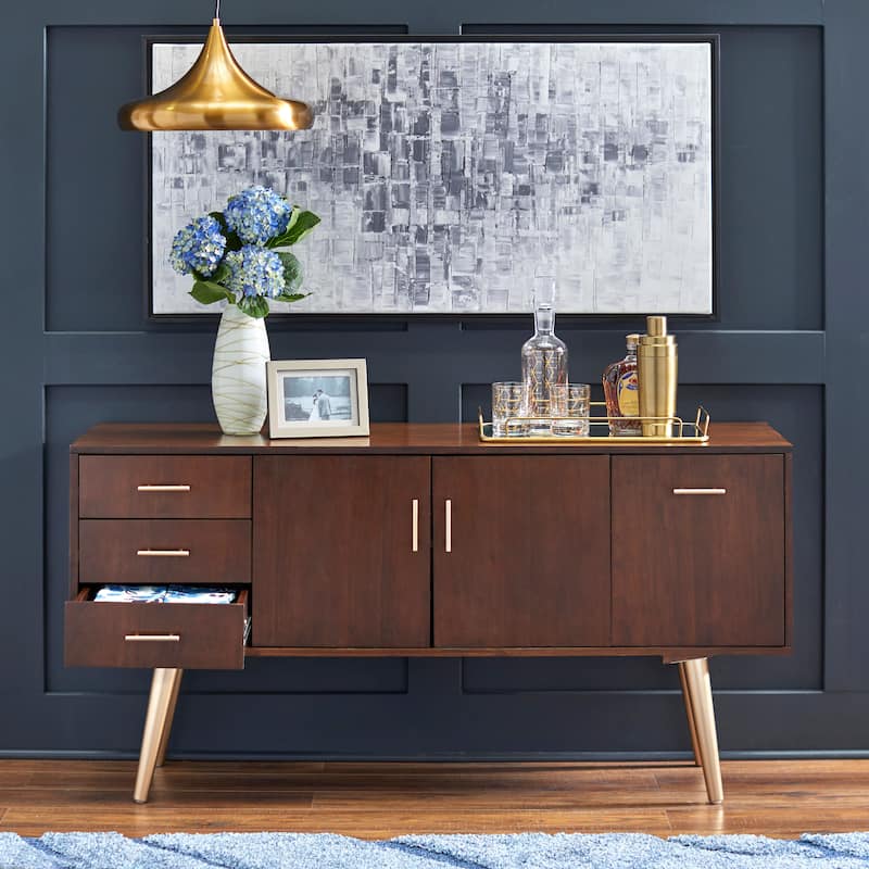 Simple Living Maura Mid-Century Modern 3-drawer Buffet
