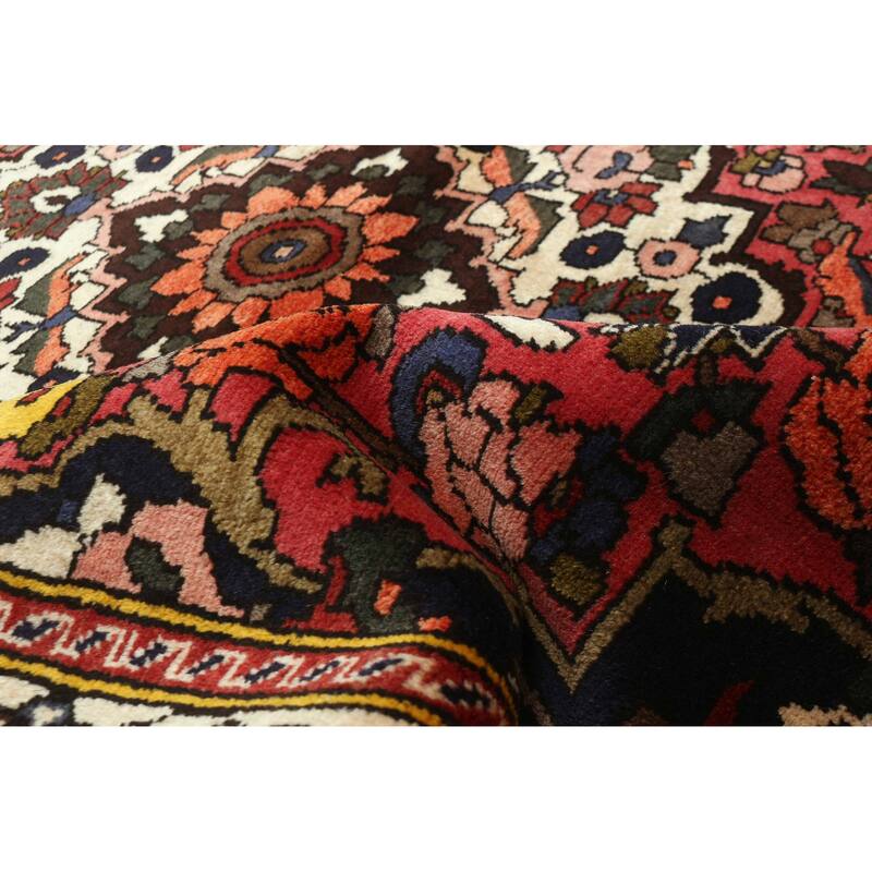 ECARPETGALLERY Hand-knotted Kayseri Vintage Red Wool Rug - 3'7 x 4'11