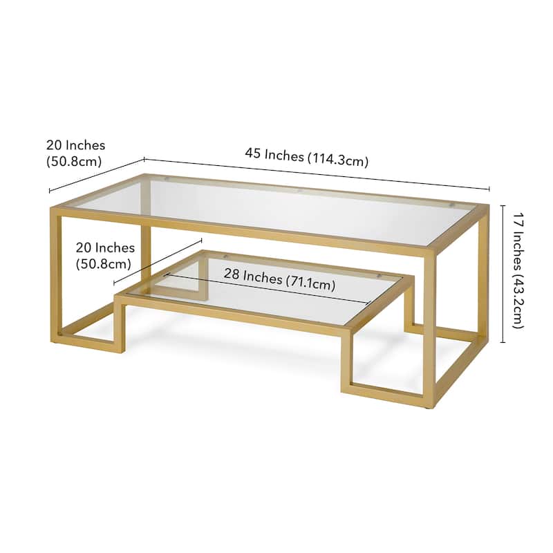 Athena Glam Handcrafted Geometric Coffee Table