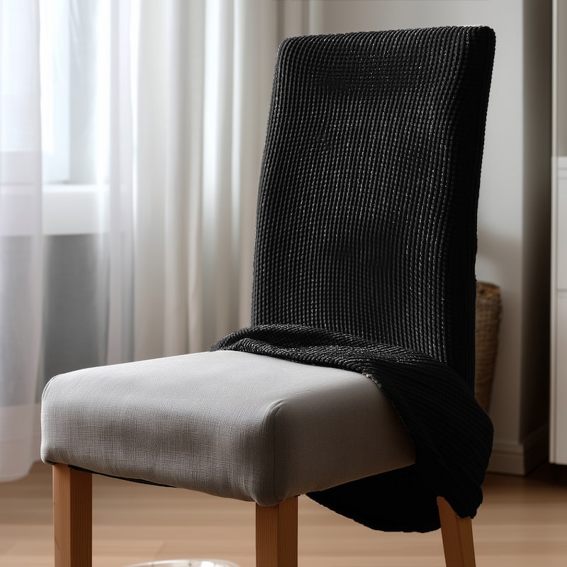Deconovo Spill Proof Stretch Dining Chair Slipcovers Set of 4