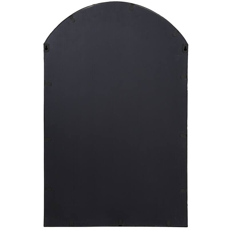 Taylor Black Window Pane Wall Mirror - 20 x 32" - Painted Black Metal