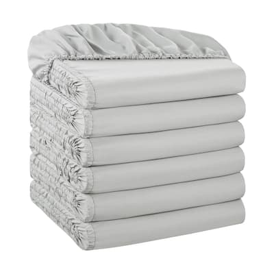 Host & Home Microfiber Fitted Sheets (6 Pack)