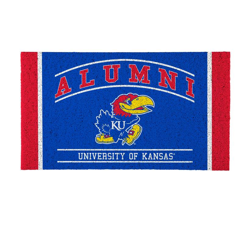 28 in. x 16 in. University of Kansas Alumni Full Color PVC Door Mat