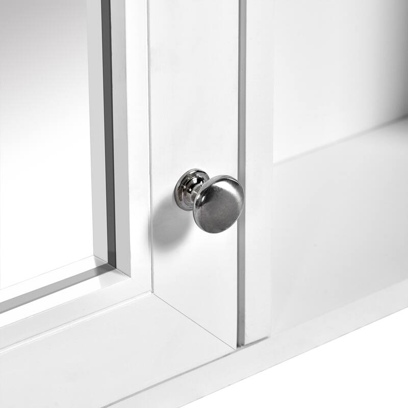 GDFStudio - Penley Modern Wall-Mounted Bathroom Medicine Cabinet with Mirror, Soft-Close Hinges and Adjustable Shelves