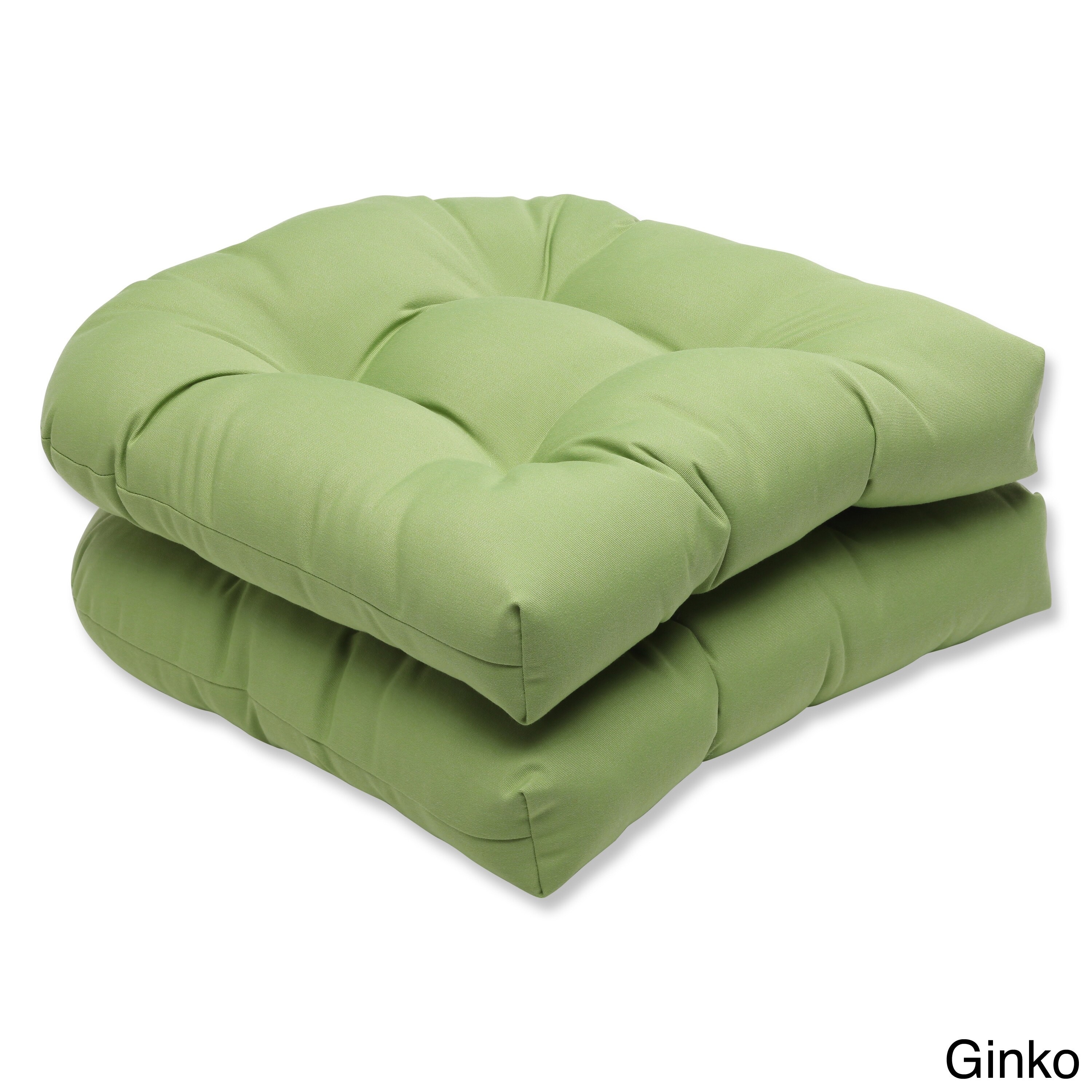 Pillow Perfect Outdoor Solid Wicker Seat Cushion with Sunbrella Fabric Set of 2 Bed Bath Beyond 8912304