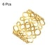 preview thumbnail 3 of 8, Napkin Rings Round Metal Hollow Napkin Holder for Dinner Table