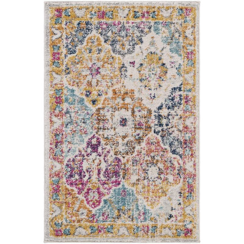 Livabliss Harput Transitional Medallion Area Rug