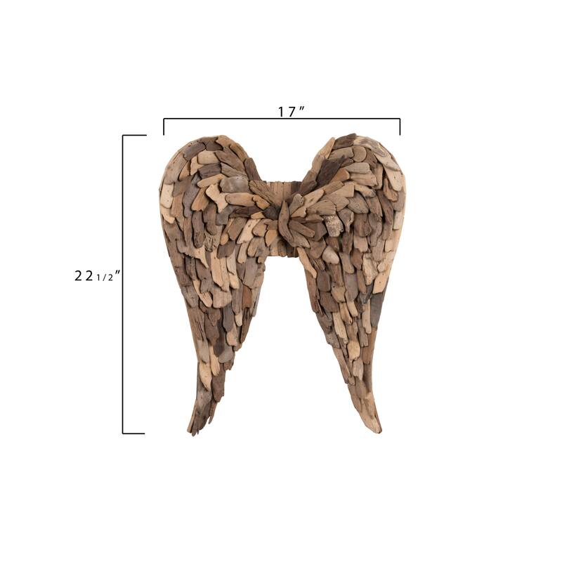 Driftwood Angel Wings