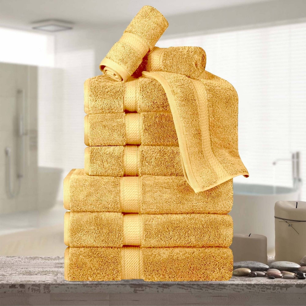 Gold bath towels and rugs to match outlet