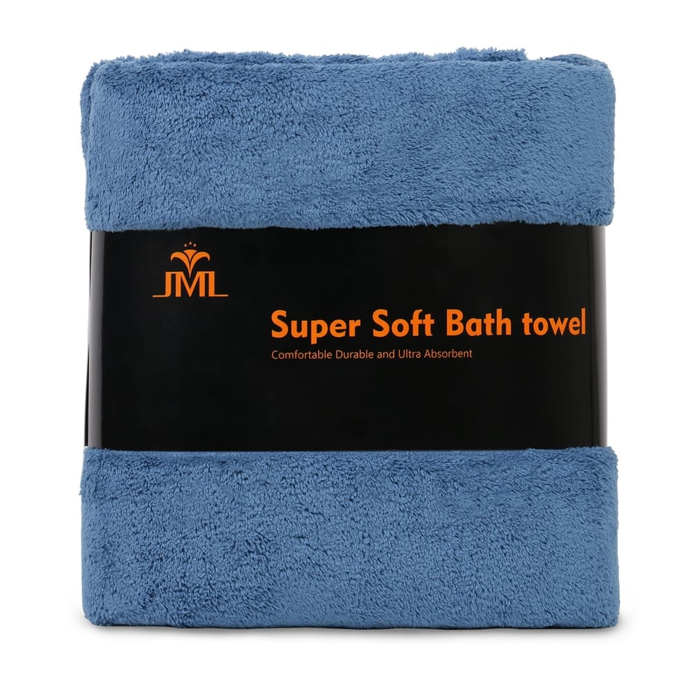350GSM Softest Plush Fleece Towel Set Highly Absorbent Towels with Loop