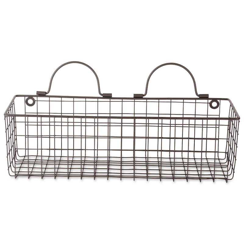 DII Wire Wall Basket(Set of 2) Grey