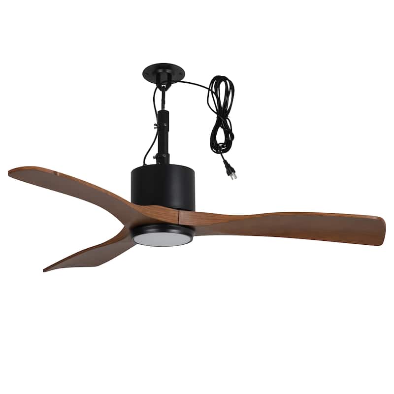 42" Classic Waterproof Wet Outdoor Gazebo Ceiling Fan with Light and Hook