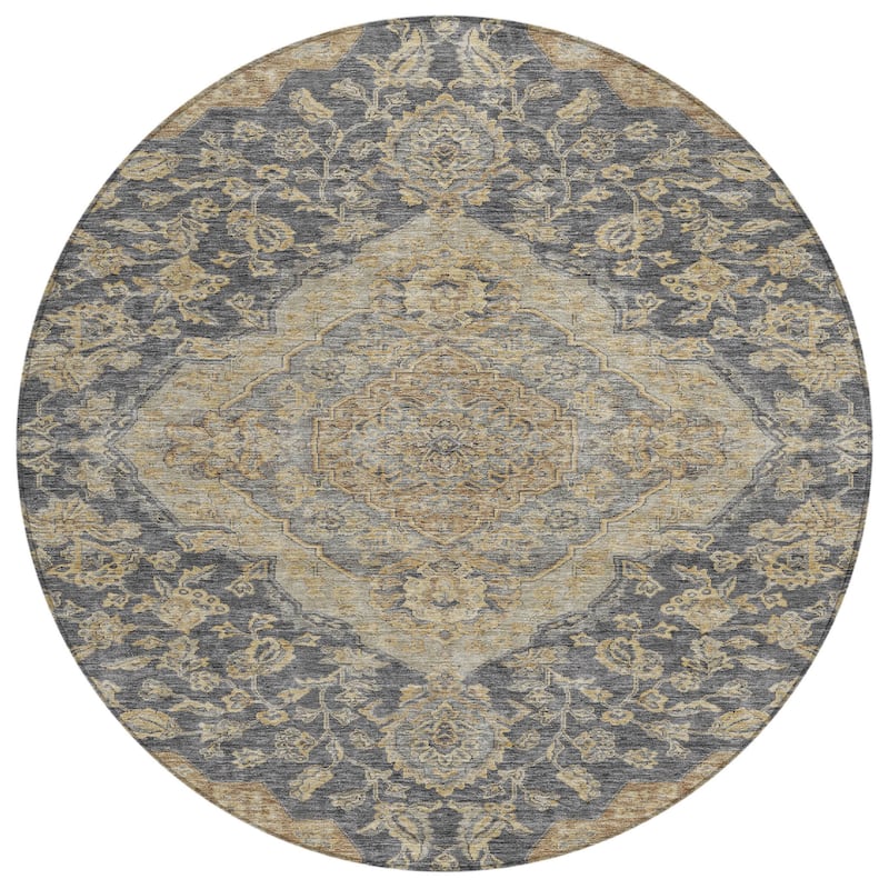 HomeRoots Oriental Traditional Rectangle Outdoor Rug