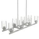 preview thumbnail 7 of 19, Hunter Hartland 8-Light Linear Chandelier - Dining Room, Kitchen Island - Modern Farmhouse, Industrial, Contemporary