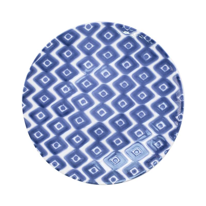 viva by VIETRI Santorini Diamond Dinner Plate