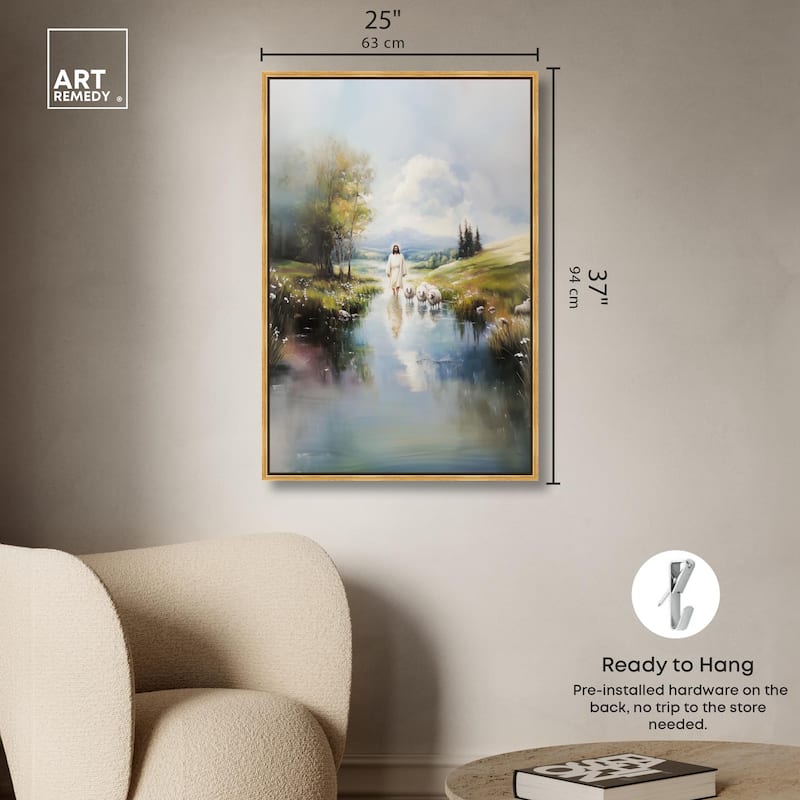 Caretaker's Calm Crossing II Canvas by Art Remedy