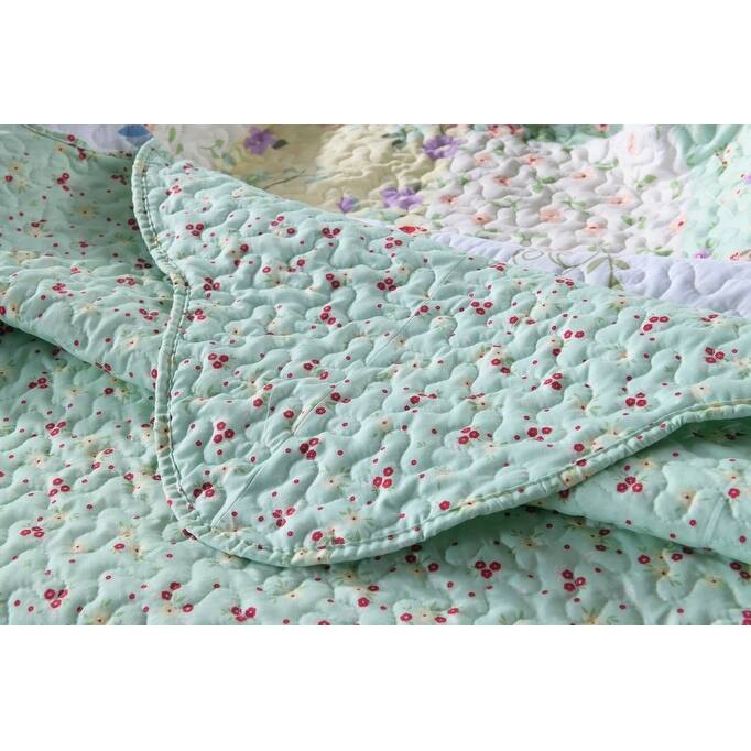 MarCielo 3-piece Printed Lightweight Bedspread Set