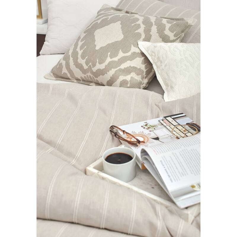 20" x 20" Cleo Natural Throw Pillow