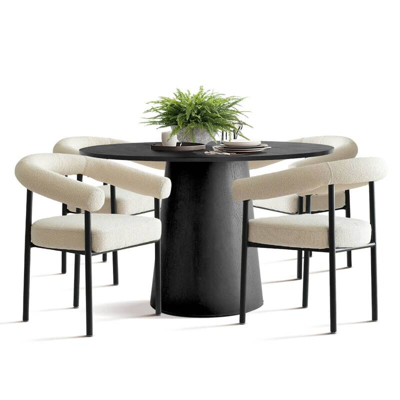 5-Piece Round Dining Table Sets