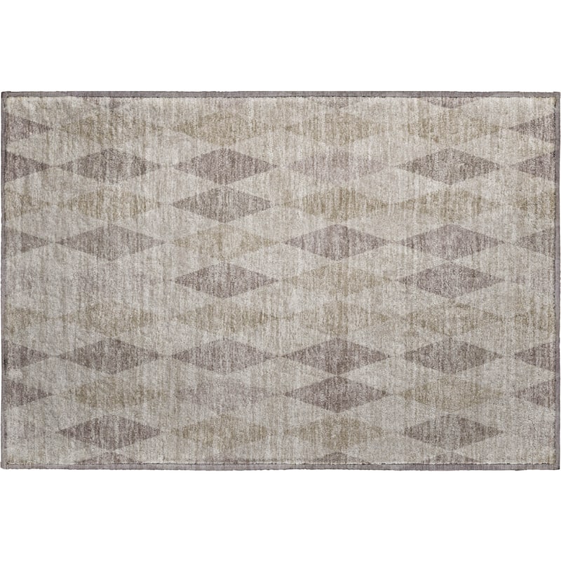 Premium Washable Super Soft Modern Diamonds Mayfield Rug