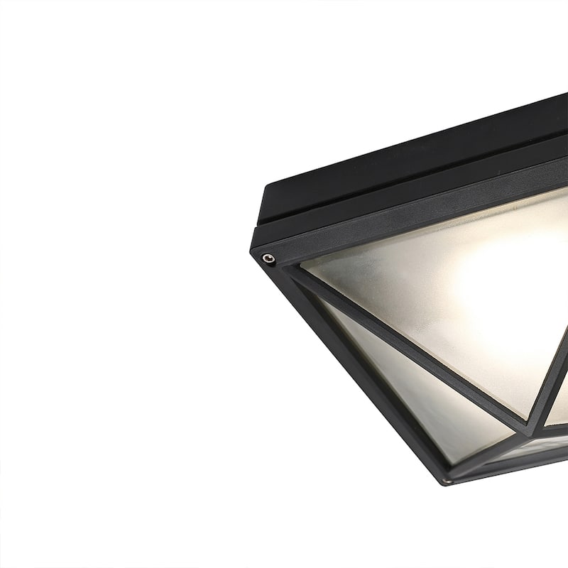 LED Flush Mount Ceiling light in Black