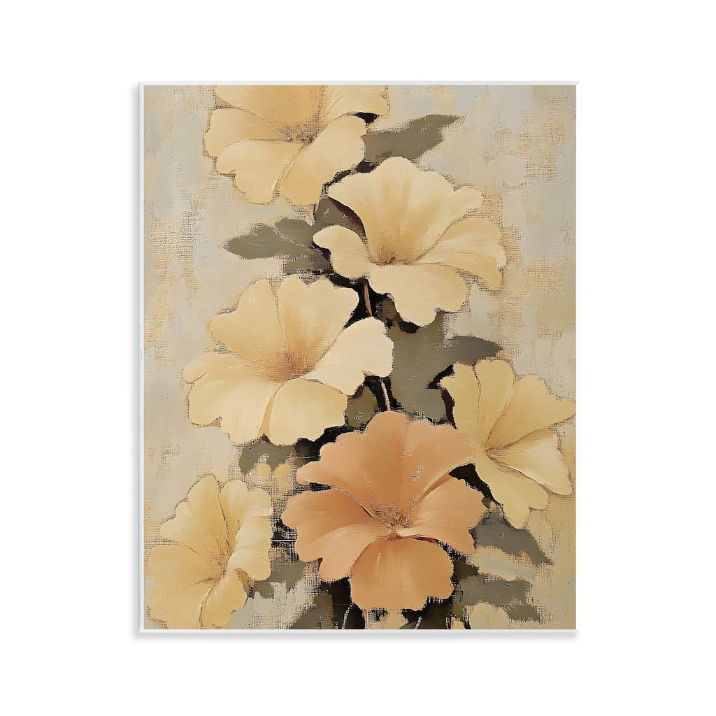 Stupell Muted Vintage Daffodils Wall Plaque Art Design By Franklyn Gregory