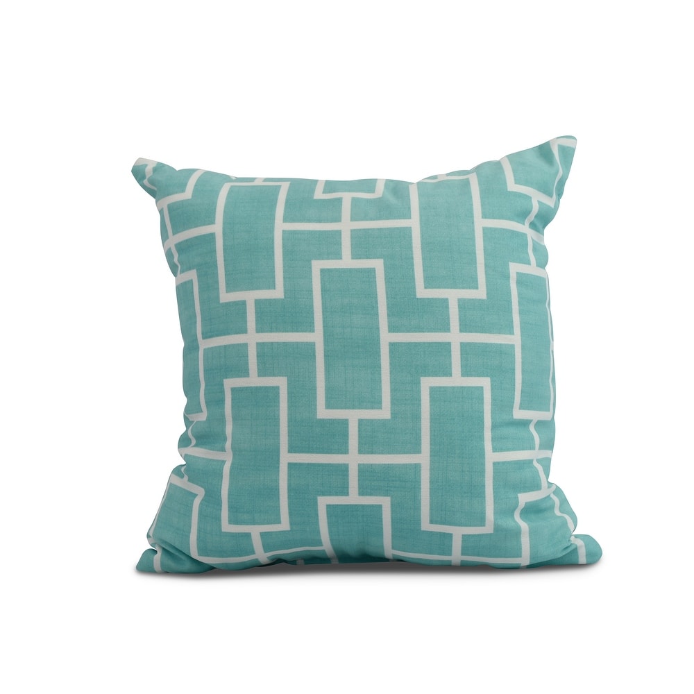 20 x 20 inch Screen Lattice Geometric Print Pillow