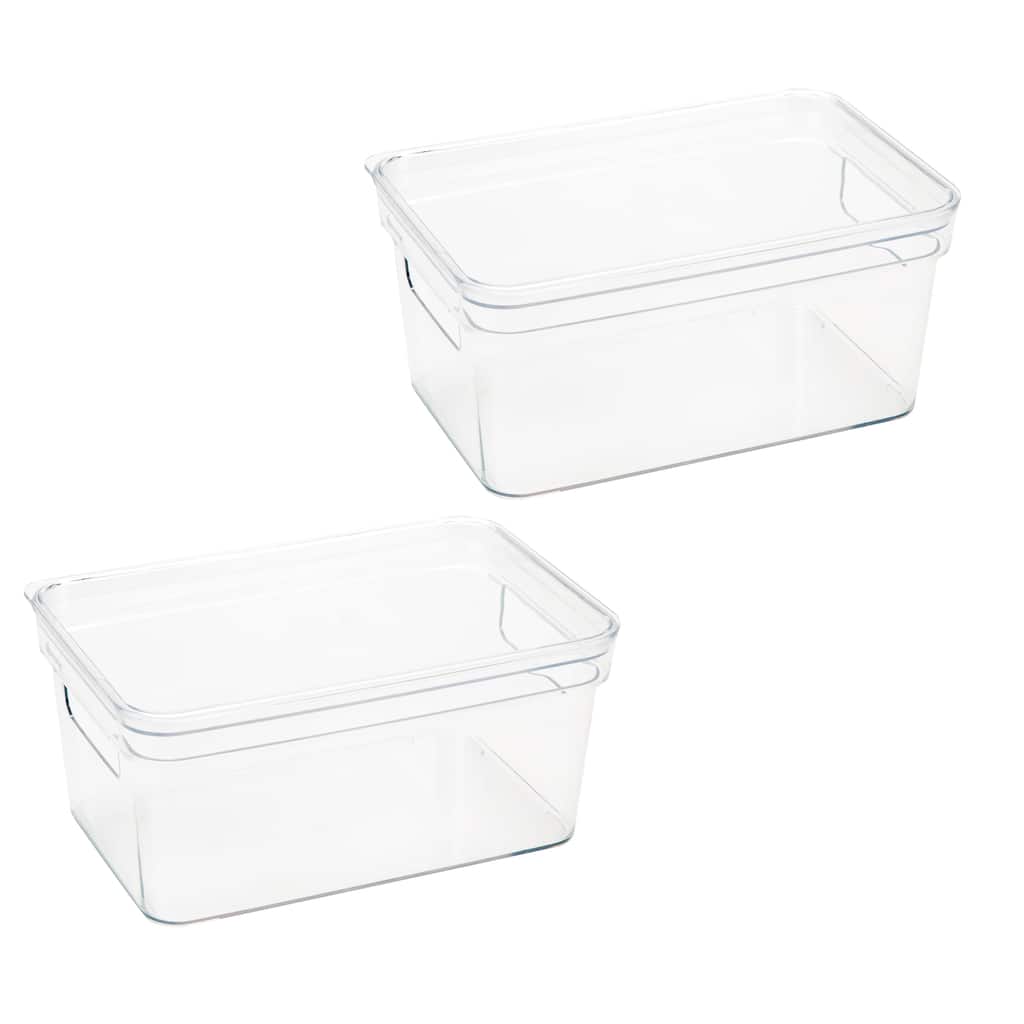 Simplify 2 Pack Lidded Storage Bin