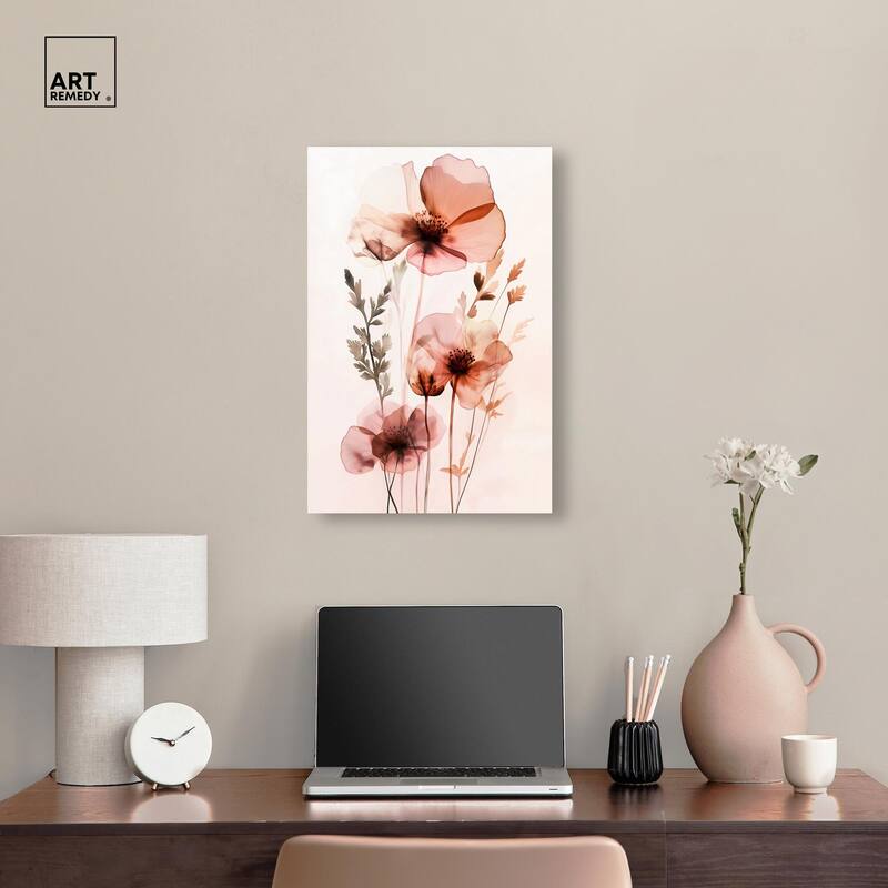 Petal Dye II Canvas by Art Remedy, Gallery Wrapped