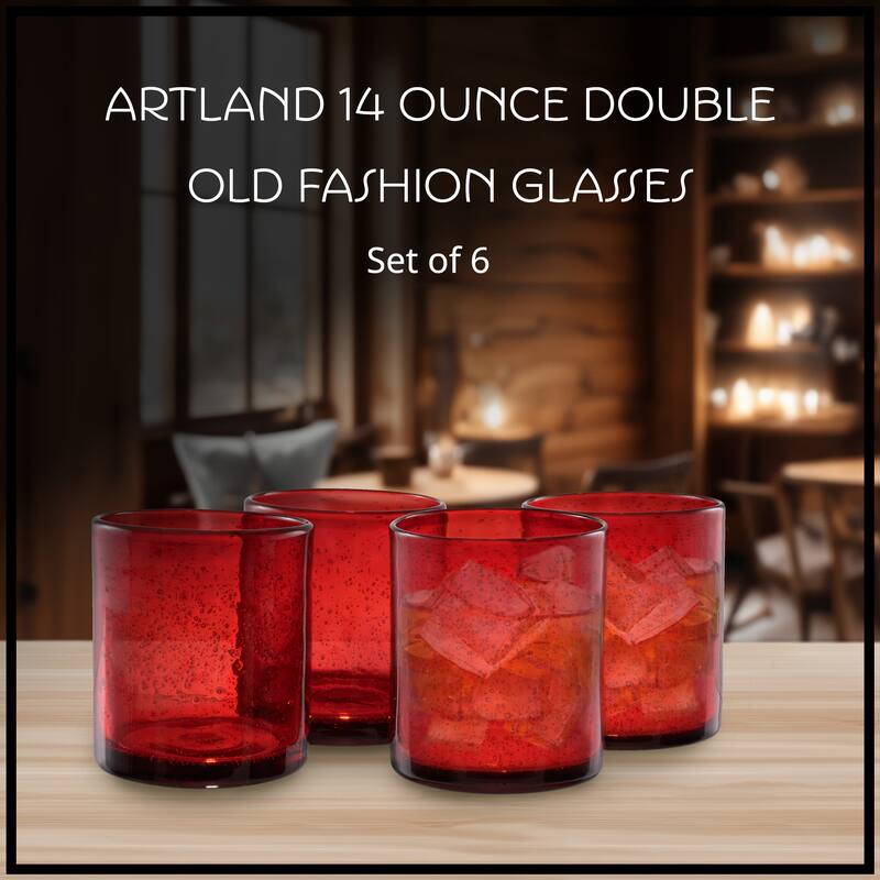 Artland Set of 6 Iris DOF Glasses - 14 oz