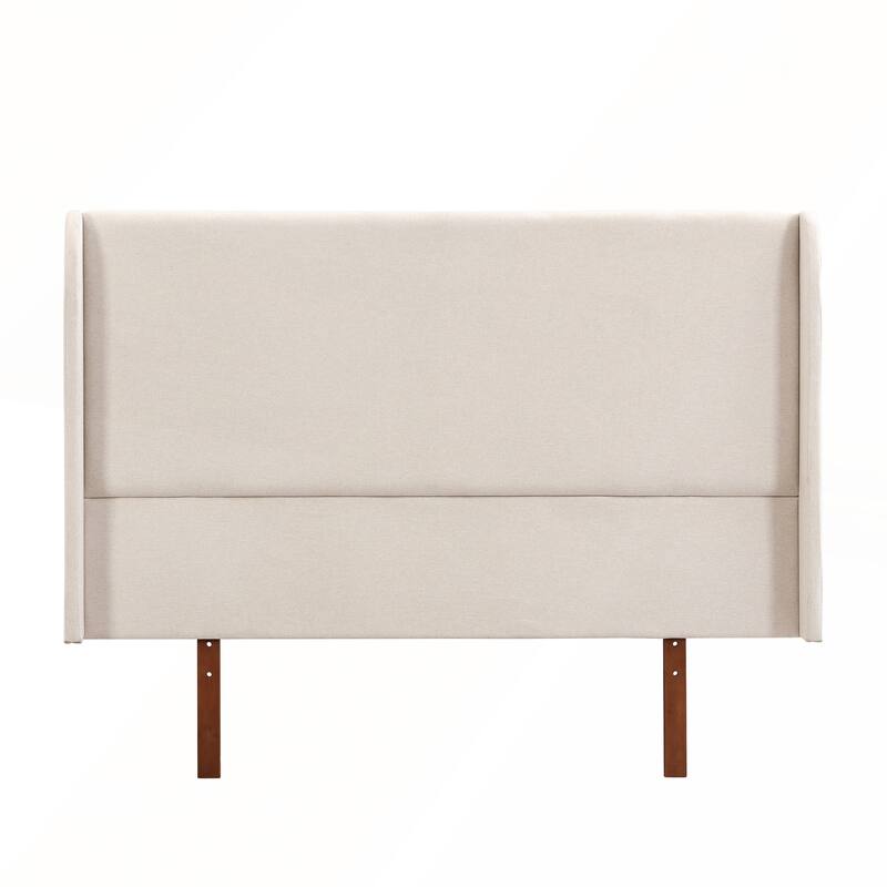 King Size Solid Dry Bamboo Wood 12 Inch Platform Bed