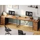 preview thumbnail 49 of 72, L Shaped Computer Desk 5 fabric Drawers Gaming Desk Storage Shelf