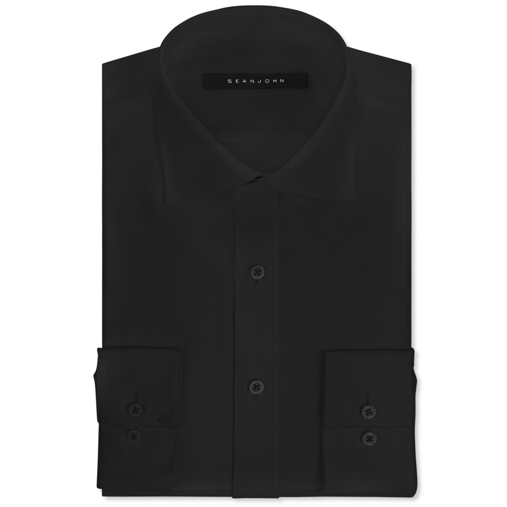 Shop Sean John Mens Tailored Fit Button Up Dress Shirt Overstock