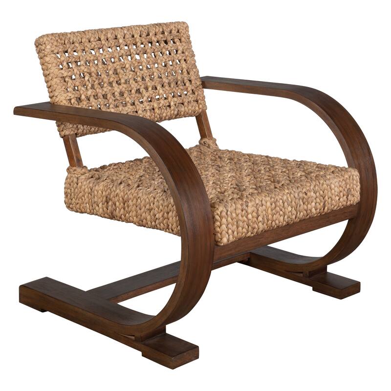 Uttermost Rehema Walnut Accent Chair - Walnut