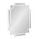 Kate and Laurel Minuette Traditional Decorative Framed Wall Mirror - 18x24 - White