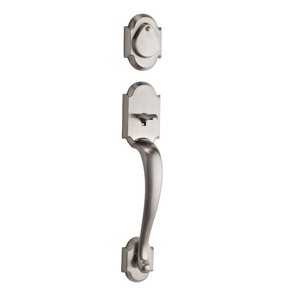 Kwikset 801AUHLIP-S Austin Series Double Cylinder Door Handleset Exterior Pack Only Featuring SmartKey Technology