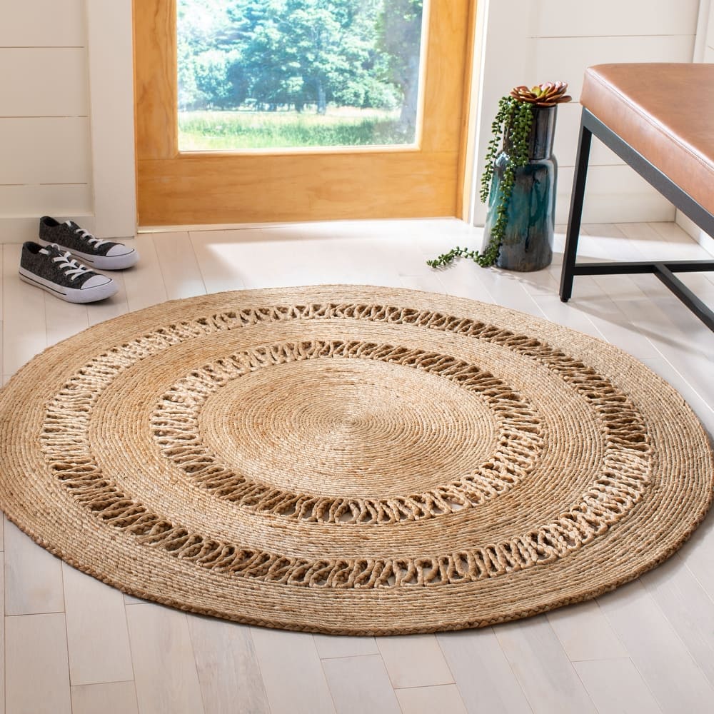SAFAVIEH Handmade Natural Fiber Snezhana Casual Jute Rug