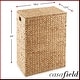 preview thumbnail 6 of 22, Large Laundry Hamper Basket w Lid and Liner Water Hyacinth