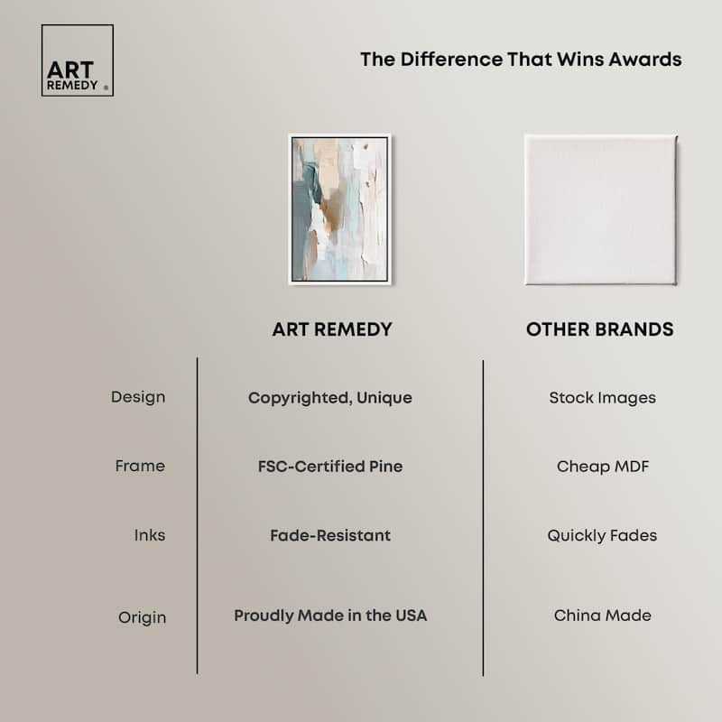 Impasto Intervals I Canvas by Art Remedy