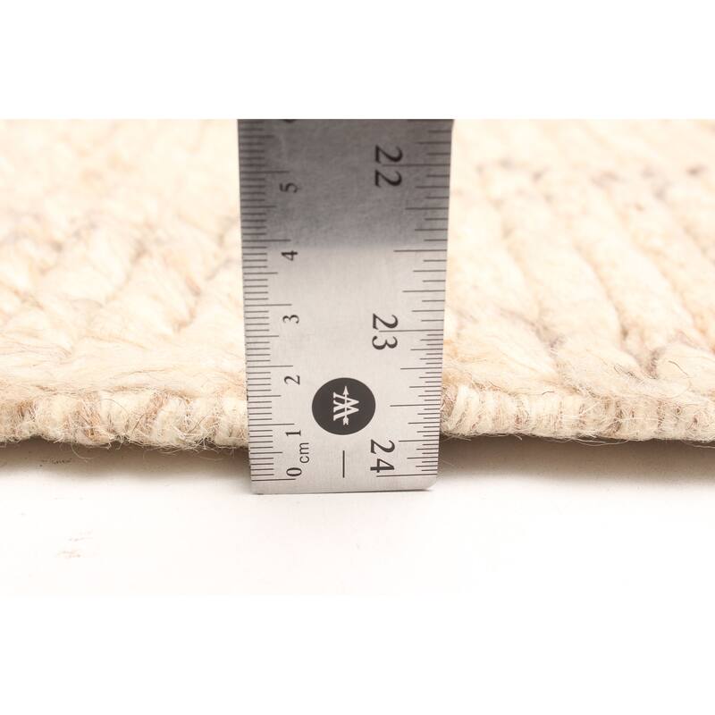 ECARPETGALLERY Hand-knotted Tangier Beige Wool Rug - 5'4 x 8'0