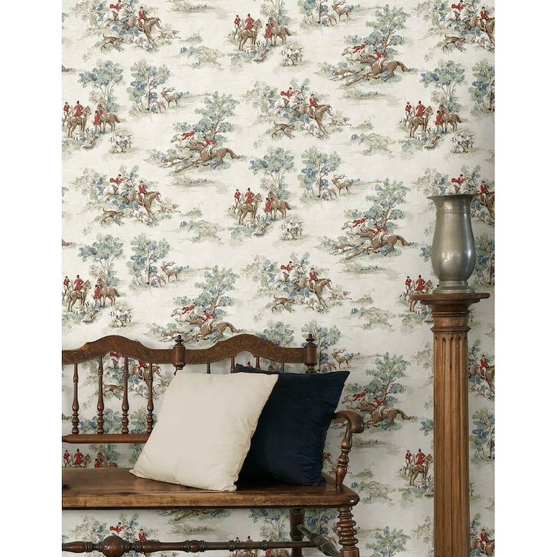 Harry & Grace Horse Race Peel and Stick Wallpaper