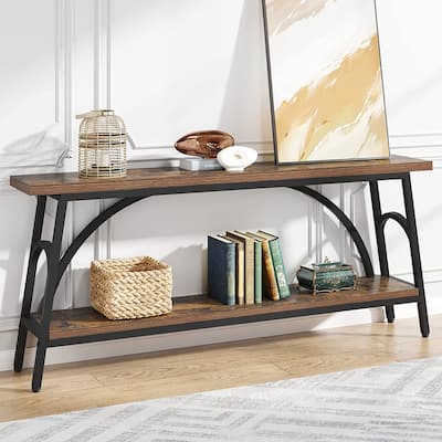 Extra Long Console Table 70.8 Inch Narrow Sofa Tables Entryway Table