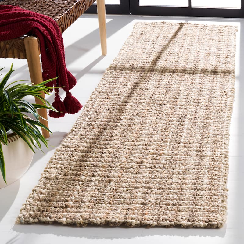SAFAVIEH Handmade Natural Fiber Valdete Jute Rug - 2'3" x 8' Runner - Natural