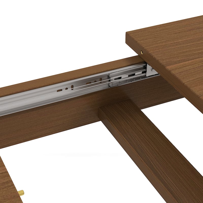 106.3-Inch Large Modern Extendable Dining Room Kitchen Table