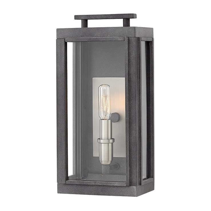 Hinkley Lighting 14" Height 1 Light Outdoor Wall Sconce from the - Aged Zinc