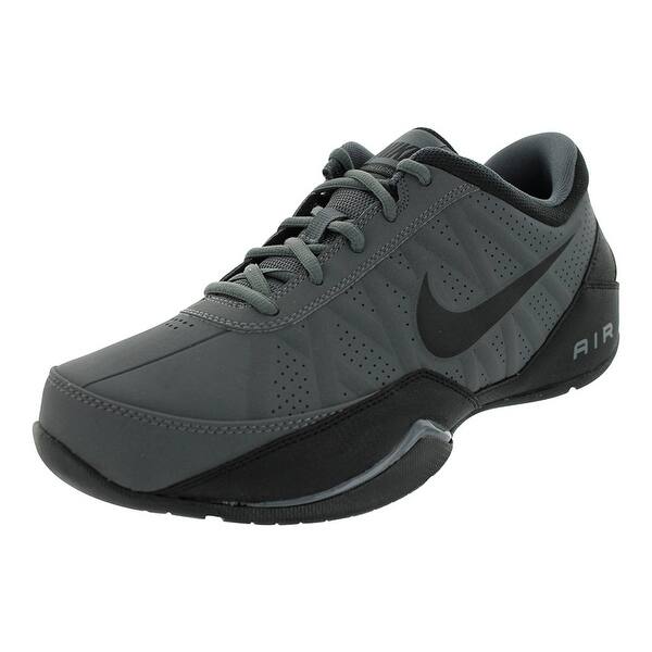Shop Nike Men S Air Ring Leader Low Dark Grey Black Basketball